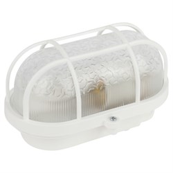 Светильник ЭРА НБП01-60-002с решеткой Европластик/стеклоIP53E27max60Вт184х115х90овалбелый Под заказ Б0052015