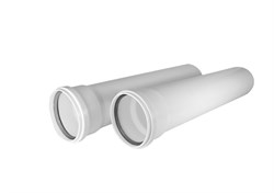 Труба PRIME ф 50 с раструбом L=2 м для вн. малошумной канализ.толщ.ст.1.8 (10) VALFEX  200500200PR