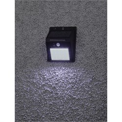 Фасадный светильник ERAFS064-04 ЭРА  с датчиком движения, на солнечной батарее, 20LED, 60 lm Б0044244