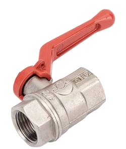 Кран шаровой латунный PREMIUM для ВОДЫ   1/2" ВР/ВР рычаг, НИКЕЛИР-Й VALFEX  (56/14) Под заказ VF.214.NR1.012.PREMIUM