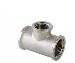 Тройник НИКЕЛИРОВАННЫЙ переходной VALFEX ВР  1"х3/4"х1" (30/5) Под заказ VF.750.N.100.034.100