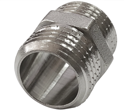 Ниппель НИКЕЛИРОВАННЫЙ VALFEX НР-НР  1" (100/10) Под заказ VF.582.N.100