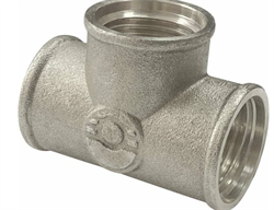 Тройник НИКЕЛИРОВАННЫЙ VALFEX ВР-ВР-ВР   3/4" (50/10) Под заказ VF.130.N.034