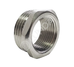 Футорка НИКЕЛИРОВАННАЯ VALFEX  НР  1" - ВР 3/4" (180/10) Под заказ VF.581.N.100.034