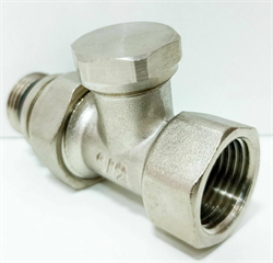 Клапан VALFEX для радиаторов, настроечный прямой 1/2" (с доп. уплотнением) (120/15) G К Под заказ VF.020.NN.04 - фото 68861