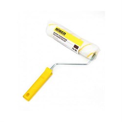 Валик 180 мм полиакрил бюгель 6 мм ворс17 мм пласт. желтая ручка  БИБЕР(50шт/уп) для стен/потолков 32515