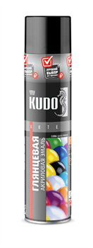 9003M.3 RAL Эмаль универ. акриловая белая матовая, 800 мл  KU-A9003M.3