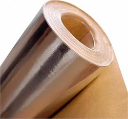 Фольга для бани СпанИзол ЛБ 1,0м*30м KF(30м2),  плот. 120гр./кв.м,1 сл. фоль.и 1сл. краф.бум. АА-00005703