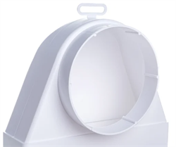 Переходник СПКП D125 90° 60х204 пластик ERA 620СК12,5КП