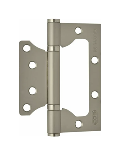 Петля дверная бабочка НОРА-М 800-4" STD (100*75*2,5) без колп. накладная - Матовый никель 15529