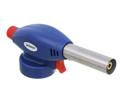 Горелка газовая РОКОТ с пьезорозжигом, цанговый захват, сопло 19мм, 17х6,6х5,1см 116-052