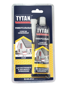 Герметик TYTAN Prof. универсальный силиконовый прозрачный 85 мл (24шт) 22605