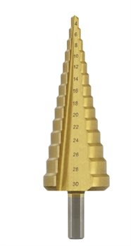 Сверло по металлу  4-20мм, "TRIGGER" TIN 6М5 ступенчатое  БИБЕР 74344  74344