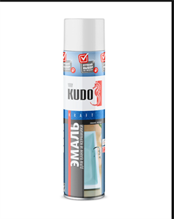 KU-1301.3  Эмаль для ванн белая 800 мл (12шт/уп) KU-1301.3