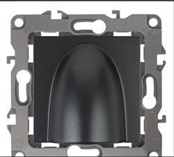 12-6003-12 ЭРА Вывод кабеля, Эра12, графит (10/100/1000) Б0043156