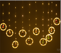 Гирлянда ENING-MG ЭРА занавес Волшебство теплый свет 2,7*0,5 м 120 led IP20 Б0060414