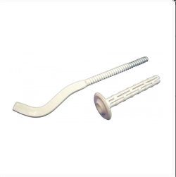 Кронштейн штыревой 7х300 плоский с дюбелем (50 шт. кор.)	 402007300