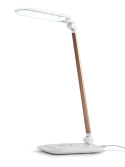 ЭРА наст.светильник NLED-460-14W-W-G белый с золотом Б0028438