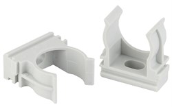 Клипса-крепеж CLIP-20 для трубы(серый) d 20мм ЭРА (100 шт/уп) Б0020123