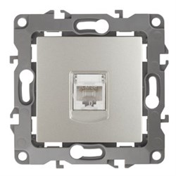 12-3107-15 ЭРА Розетка информационная RJ45, Эра12, перламутр Б0019353