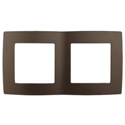 12-5002-13 ЭРА Рамка на 2 поста, Эра12, бронза Б0019371