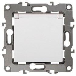 12-2103-01 ЭРА Розетка 2P+E Schukoсошторками с крышкой16АХ-250В,Эра12,белый . Под заказ Б0014693