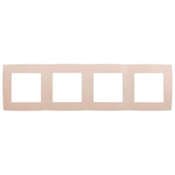 12-5004-02 ЭРА Рамка на 4 поста, Эра12, слоновая кость Б0014772