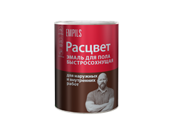 Эмаль для пола быстросохнущая Расцвет серая 1.9 кг (6шт/уп) 66382