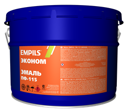 Эмаль EMPILS ПФ-115 «ЭКОНОМ» голубая 10 кг 7776