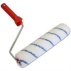 Валик 240 мм нейлон  d-40мм бюгель 6мм ворс 6мм, белый, пласт.ручка,красный SANTOOL (50шт/уп)КРАСКИ 010226-250-140