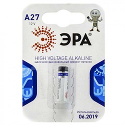 Элемент питания ЭРА A27-1BL SUPER Alkalaine (1шт/уп)  C0038442