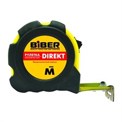 Рулетка  10мх25мм  БИБЕР  "DIREKT" обрезиненный корпус 40105