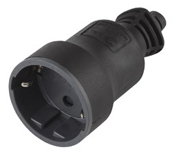 Розетка кабельная R4(B) ЭРА c/з 16А прямой ввод черная Б0019191