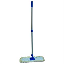 Швабра каркасный металл. флаундер 60 см с телеск. алюм. ручкой 80-140 см с насадкой из хлопка 080403-001-060