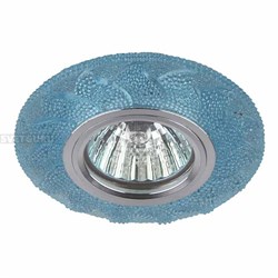 Светильник DK LD6 BL /WH ЭРА декор со светодиодной подсветкой (белый) голубой Б0019210-