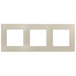 12-5003-03 ЭРА Рамка на 3 поста, Эра12, алюминий Б0014763