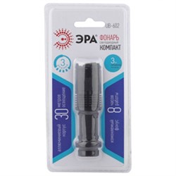 Фонарь UB-602   ЭРА универс. "Компакт" [3 Вт, 1xAA, алюм, регул. фокус, 3 режима, прищепка, бл Б0027826 - фото 70622