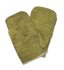 Рукавицы брезентовые пл.460гр 2-ой наладонник Б-04