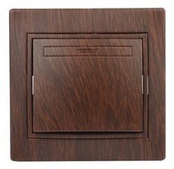 1-101-10 Intro Выключатель, 10АХ-250В, СУ, Plano, венге Б0053727