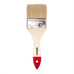 Кисть плоская   63мм нат. щетина с дер. ручкой БИБЕР Эконом (12шт/уп) ЛКМ 31114 31114
