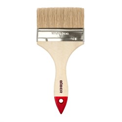 Кисть плоская  100мм нат. щетина с дер. ручкой БИБЕР Эконом (12шт/уп) ЛКМ 31116 31116
