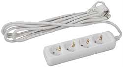 U-4e-5m-3x1 с заземлением 4 розетки 5м ПВС 3x1мм2 16А Удлинитель ЭРА Б0028375