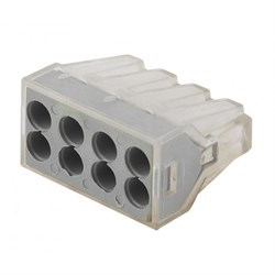 Клемма СМК, серия 108, 8 отверстий, 1.0-2.5мм2 (упак. 4 шт.) NO-299-25  Б0033404