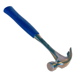 Молоток-гвоздодер 500гр SANTOOL цельнометалл. с обрезиненной ручкой  030802-001-680