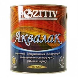 Деревозащитный состав POZITIV Аквалак палисандр банка 2,5 00010001925