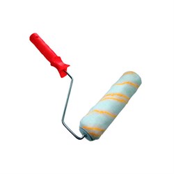 Валик 225 мм полиэстер d40 бюгель 6мм пласт. красная ручка SANTOOL  (60шт/уп)ЛКМ 010202-225