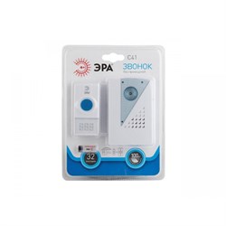 Звонок ЭРА C41 беспроводной (32 мелодии - полифония, динамик со светод индикатором) Б0018492