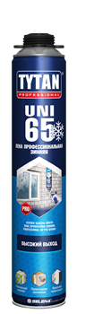 Пена профессиональная TYTAN UNI 65  750 мл (-10) (12шт) зимняя 17026/10933