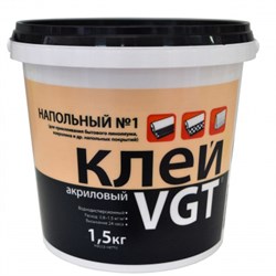 Клей для напольных покрытий №1 VGT 1,5кг (6шт) 18627