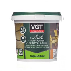 Лак акрил.пропит.с антисеп."КАЛУЖНИЦА" VGT 0,9кг/0,8л(6шт) 15068